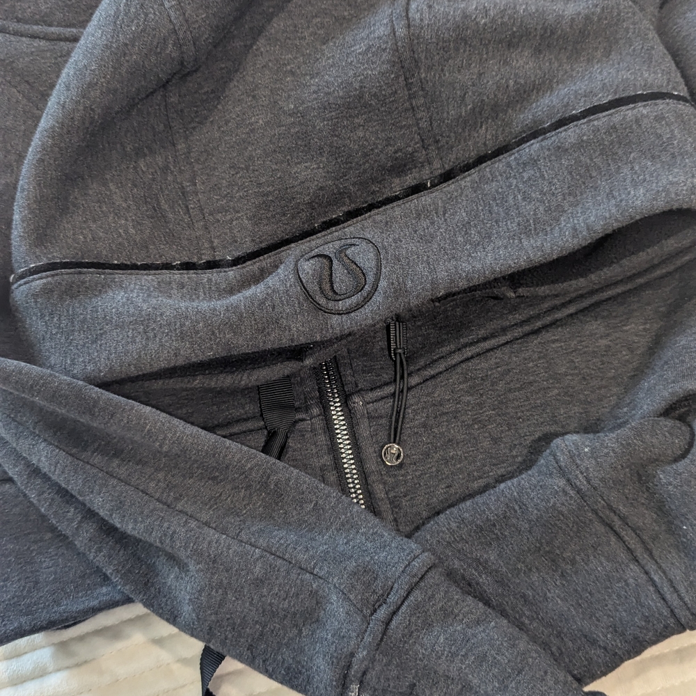 Lululemon Athletica Charcoal Zip-Up Jacket